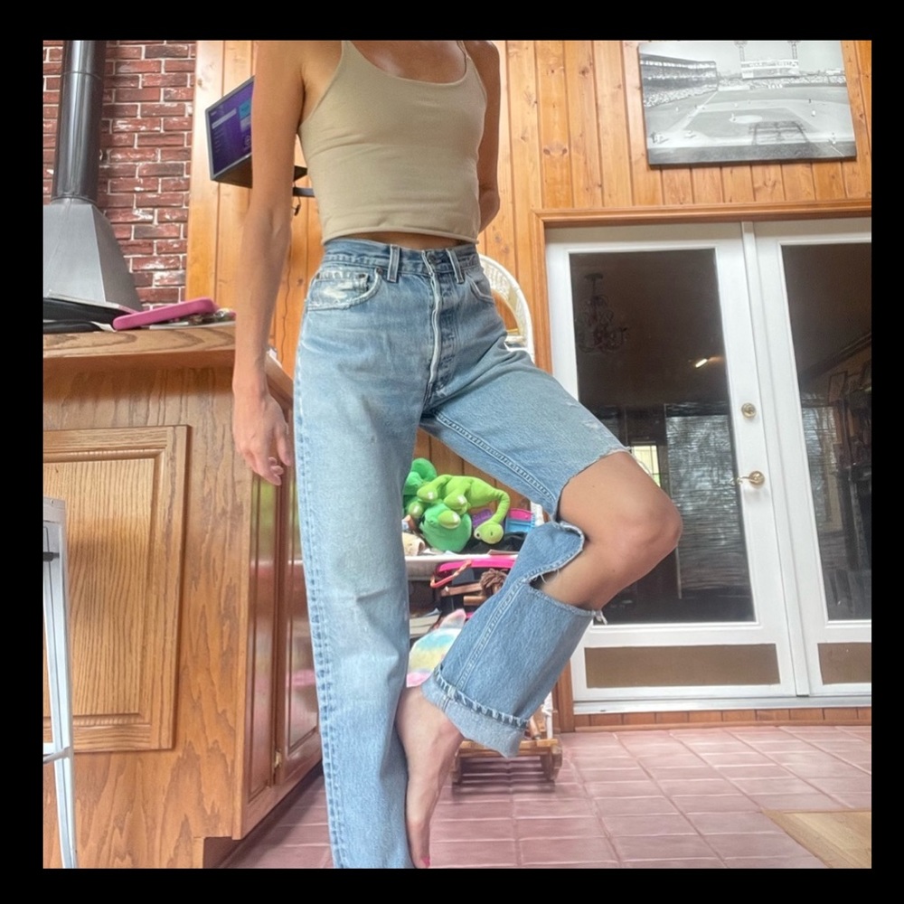 🤩 SOLD-Vtg 80s 501xx Button-fly Levi Jeans 28”X 29” - Picture 12 of 14